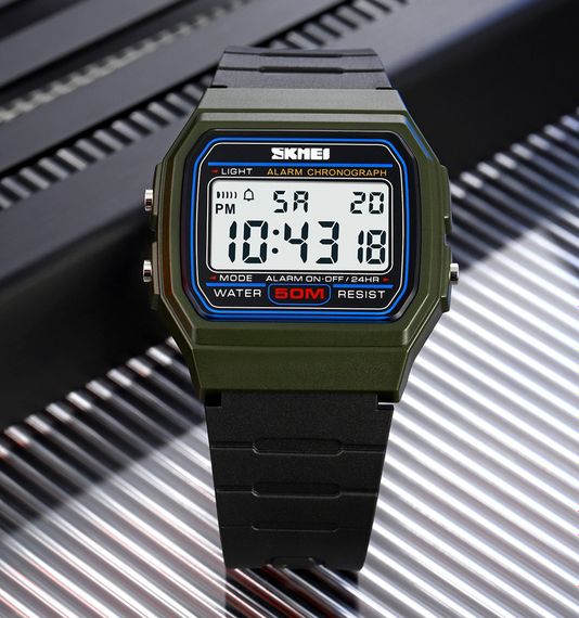 Годинник S2kmei 2042AG Army Green | Зображення 3