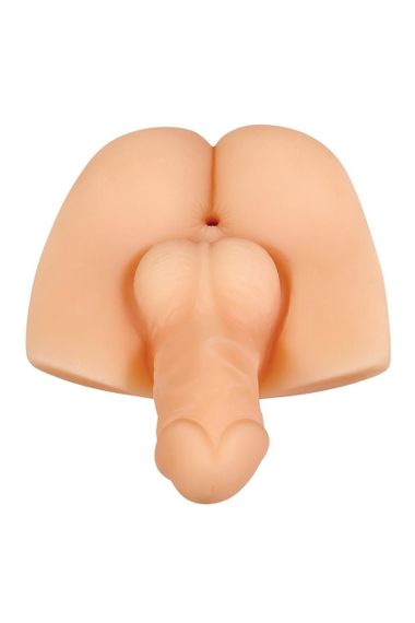 Мастурбатор Gender X Backdoor Bash бежевий, 28 см | Зображення 2