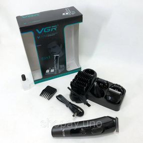 Електромашинка для стрижки VGR, Машинка для стрижки волосся з професійними ножами SM-18