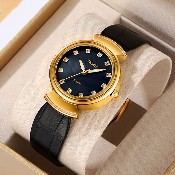 Жіночий годинник Skmei 2165GDBKBK Gold-Black-Black | Зображення 3