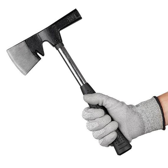 Сокира монтажника 600 г.металева ручка INTERTOOL HT-0260 | Зображення 4