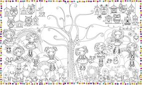 Шпалери-розмальовки Lalaloopsy 60*100 C-100034