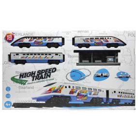 Железная дорога One Two un High Speed Train Скоростной поезд ff