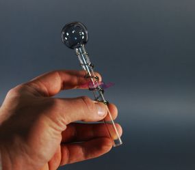 Стеклянная трубка Oil Candy Серый