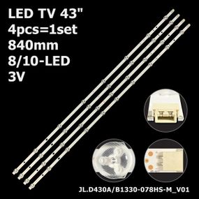 LED підсвітка TV 43" JL.D430B1330-078HS-M_V01 JL.D430A1330-078HS-M_V01 SVV430A87_A/B_REV00_171214 4шт.
