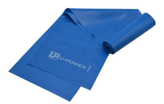Стрічка-еспандер для фітнесу та реабілітації U-POWEX Fitness band 0.4мм. (6.8 кг) Blue (UP_1007_Blue) | Зображення 4