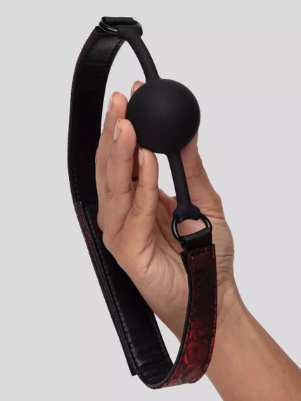 Кляп силиконовый Fifty Shades of Grey Sweet Anticipation Reversible Silicone Ball Gag Sex Aura | Зображення 2