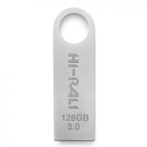 Флеш-накопичувач Hi-Rali Shuttle USB 3.0 Срібна серія — 128GB Срібний