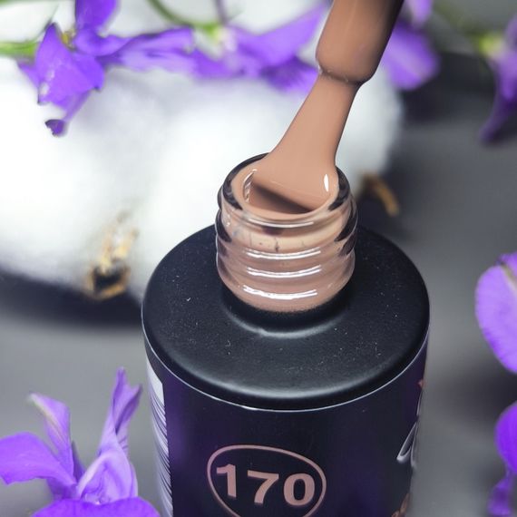 Гель-лак для нігтів Bee Nails 170 (блідо-коричневий) 8мл