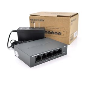 Коммутатор POE Mercury MS05CP 53.5V с 4 портами POE + 1 порт UP-Link 100Мбит