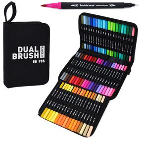 Набір скетч-маркерів MK 5766-60 двосторонні 60 штук