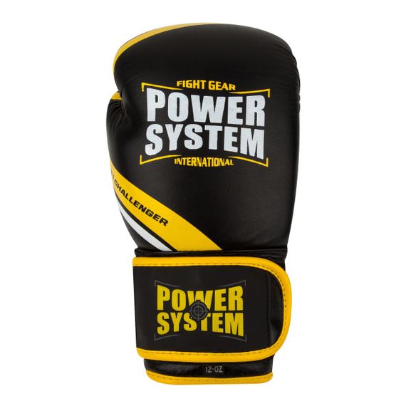 Боксерські рукавиці Power System PS 5005 Black/Yellow 16 унцій | Зображення 1