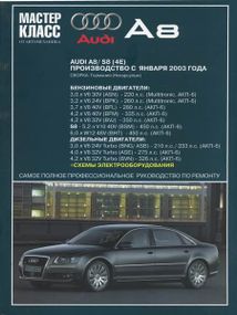 AUDI A8 / S8 с 2003 г.. Руководство по ремонту и эксплуатации. Книга