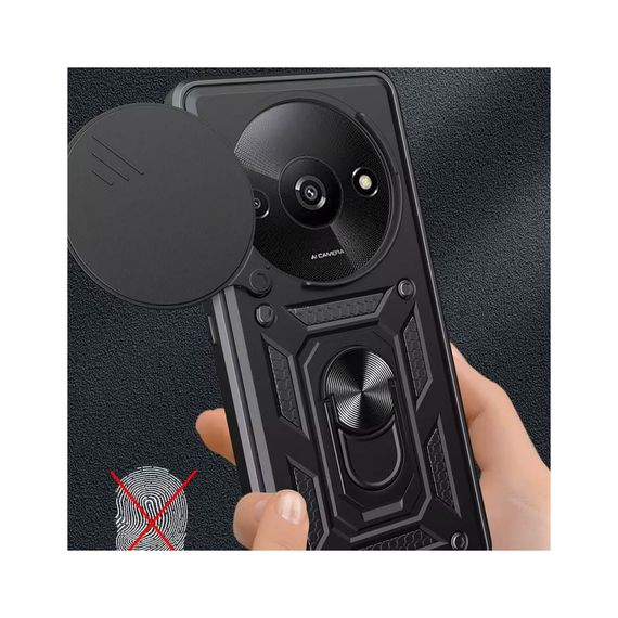 Чохол до мобільного телефона BeCover Military Xiaomi Redmi A3 4G Black (711319) | Зображення 3