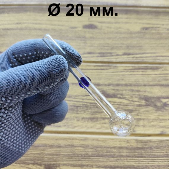 Стеклянная трубка Pocketbowl Stand Oil Blue