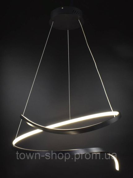 Люстра потолочная LED SG4-800-bk Черный 40-200х80х80 см. | Зображення 6