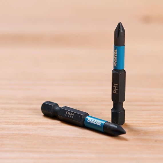 Биты торсионные PH1 50 мм Makita Impact Black B-63719 (2 шт) | Зображення 2
