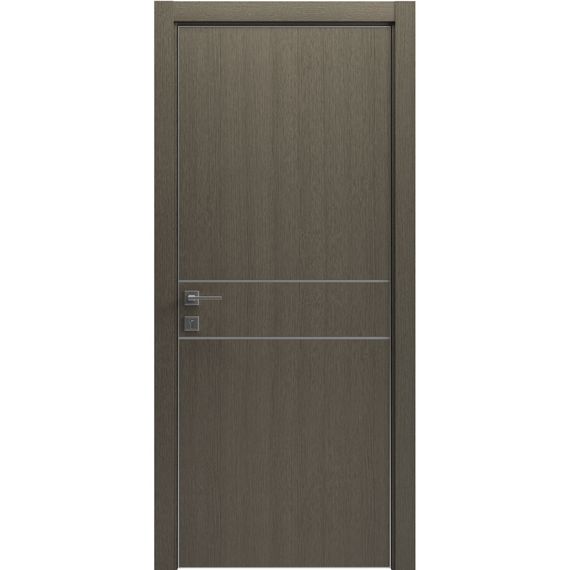 Двері міжкімнатні Rodos MODERN Flat-01 INSIDE Сірий дуб