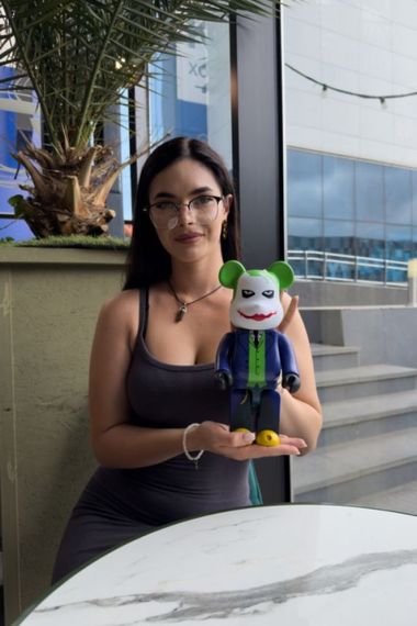 Фигурка Bearbrick Joker дизайнерська статуетка ведмідь Беарбрік 28 см mb037 різнокольорова | Зображення 1