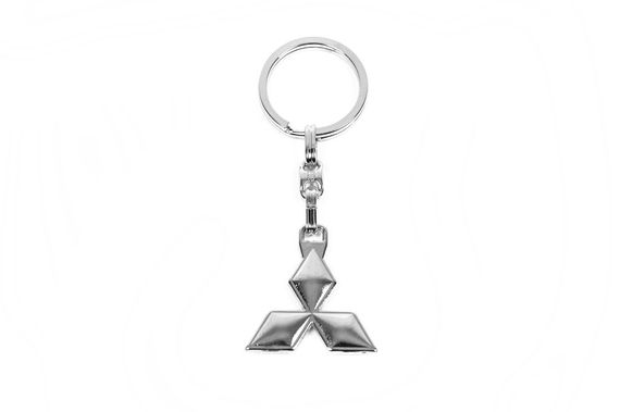 Металічний брелок з логотипом Mitsubishi для Тюнінг Mitsubishi