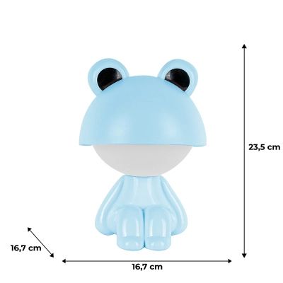 Нічник Kite Світильник LED з акумулятором Cute Froggy, блакитний (K25-316-3-3) | Зображення 5