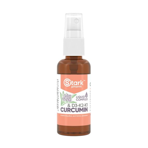 Curcumin &amp; D3-K2-K1 Liquid Extract - 50ml