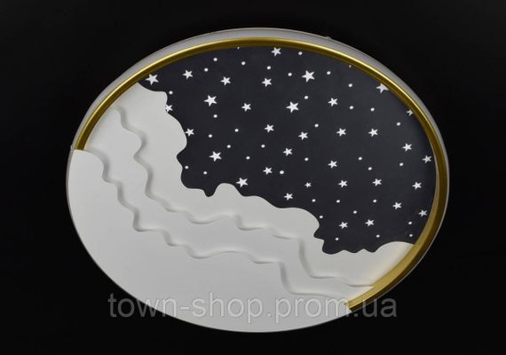 Люстра потолочная LED 2359-500-wh-gd-k Золото 6х51х51 см. | Зображення 5
