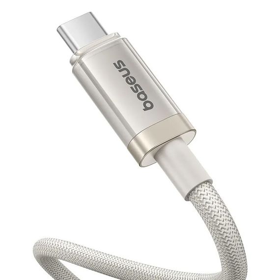 Дата кабель Baseus Titanium Alloy Fast Charging Type-C to Lightning 20W (1m) (P10378101) Galaxy Titanium Gold | Зображення 1