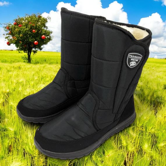 Мужские резиновые ботинки 41 размер | Удобная рабочая обувь | Резиновые сапоги QD-728 для слякоти