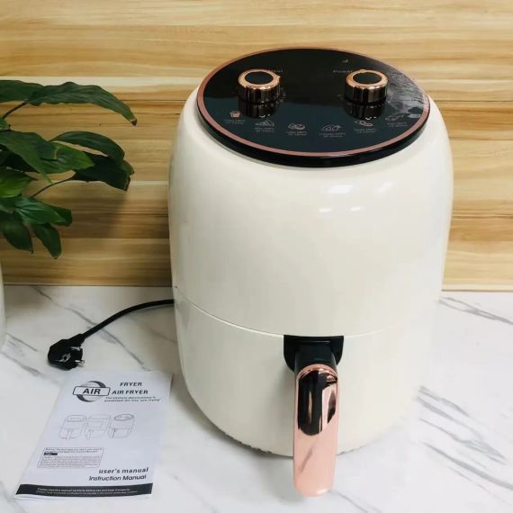 Мультипечь бытовая Rainberg  RB-2318 3800 Вт Белый аэрофритюрница с антипригарной корзиной 8.5л | Зображення 3