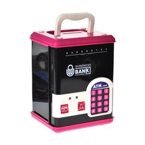Детская копилка-сейф WF-3015H(Pink) музыка, свет, пароль, имитация отпечатка