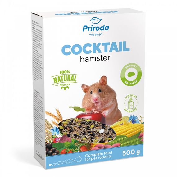 Корм Природа Коктейль Хом’ячок для хом’ячків та інших дрібних гризунів 500 г | Зображення 2