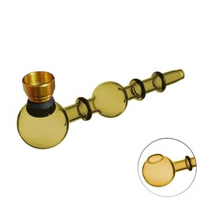 Кальян Стеклянная Трубка "Oil pipe Bamboo Yellow"