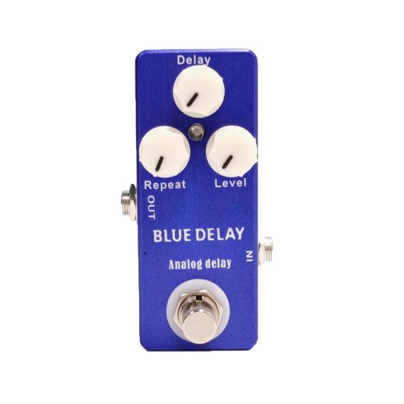 Гітарна педаль ефектів дилей Mosky Blue Delay для електрогітари електрогігітарі гітарі гітари | Зображення 2