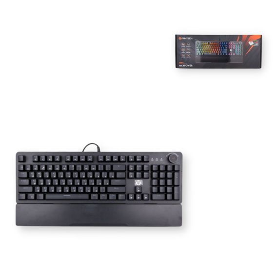 Клавиатура Fantech Max Power MK853 Blue Switch 22 режима черный  (ЦУ-00033222_1797)