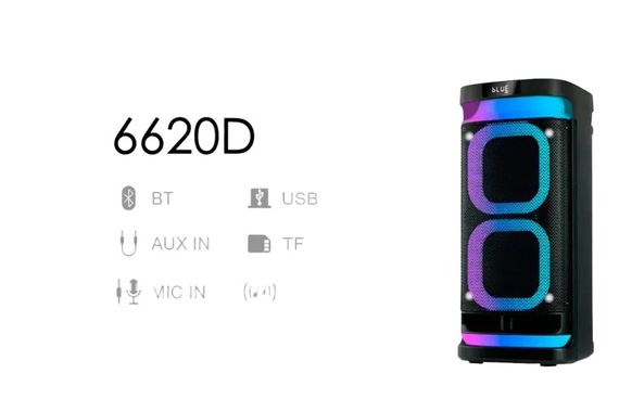 Bluetooth колонка з двома мікрофонами Temeisheng 6620D (45706-_4061) | Зображення 1