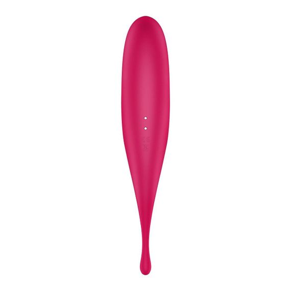 Вібратор для клітора з вакуумною стимуляцією Satisfyer Twirling Pro, Червоний | Зображення 3