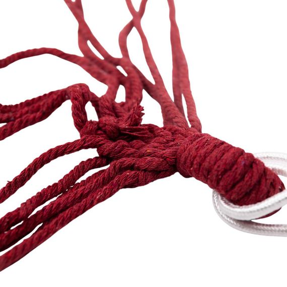 Гамак туристичний підвісний тканинний 174х80 см з планкою Червоний SJ-0010-2R | Зображення 8