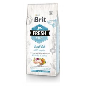 Корм сухий Brit Fresh Fish/Pumpkin Adult Large для дорослих собак великих порід для м язів та суглобів з рибою та гарбузом 1