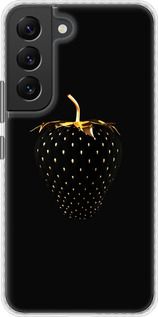 Чохол на Samsung Galaxy S22 Чорна полуниця "3585pc-2494-24368"