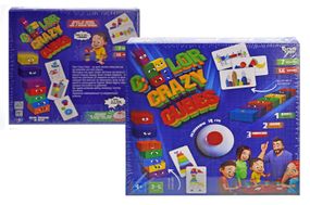 Настільна гра CCC-02-01U "Color Crazy Cubes" DANKO