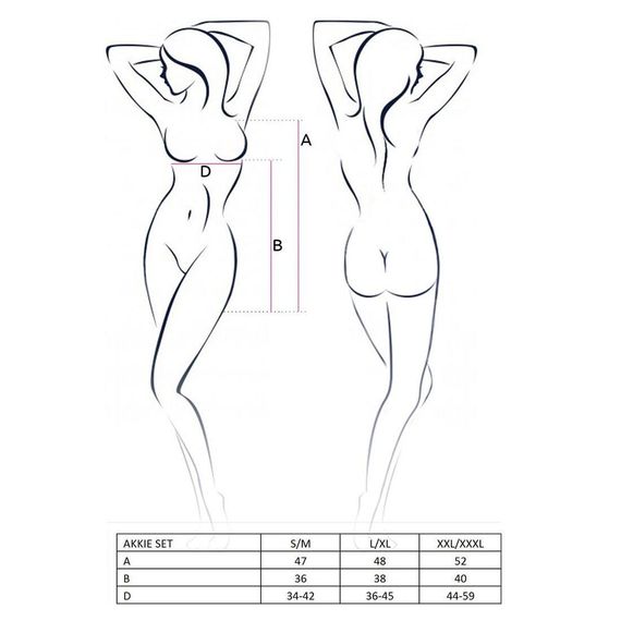 Костюм медсестри AKKIE SET white L/XL - Passion, сорочка, трусики, шапочка | Зображення 1
