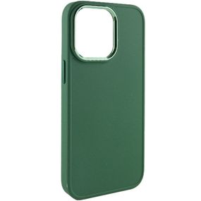 TPU чехол Bonbon Metal Style для Apple iPhone 13 Pro Max (6.7") Силикон, Зеленый / Army green