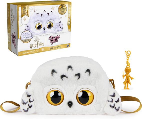 Интерактивная сумочка сова Букля Оригинал Wizarding World Harry Potter Hedwig Purse Pets