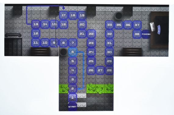 Конструктор блочний QB300-202 "Block&Steps: Залізничний Експрес" + ходилка і меморі гра 3в1, 136дет. qbee | Зображення 8