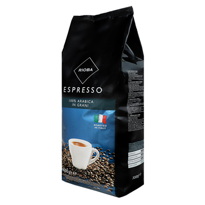 Кофе Rioba Espresso натурально жареный в зернах 3кг | Зображення 1