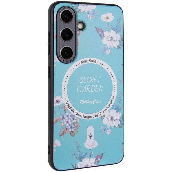 TPU+PC чехол Secret Garden with MagFit для Samsung Galaxy S24 Mint