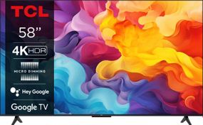 Телевізор 58&quot; TCL LED 4K 60Hz Smart Google TV Titan 58V6B