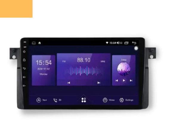 Штатна автомагнітола XPRO BMW E46-X3 1998-2005 9" Android 12 4+32GB carplay чорний (41978-BMW_5335)