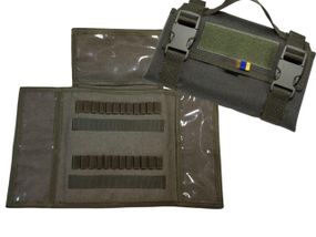 Патронташ для 308 Win, 6.5 Cr, 243 на 24 патронів з Molle з додатковими кишеннями хакі